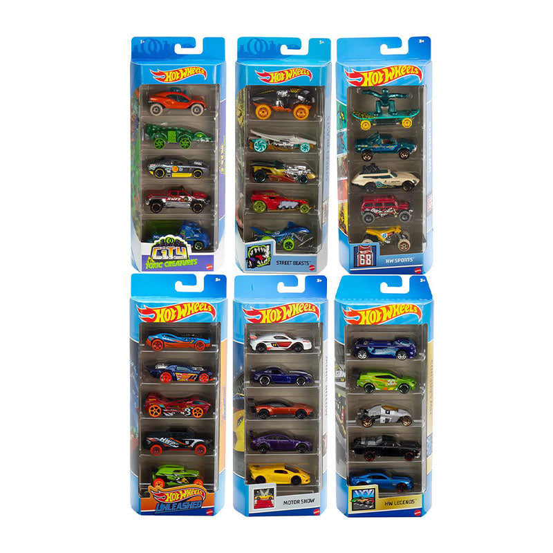 Hot Wheels 5 Car Pack Assorted