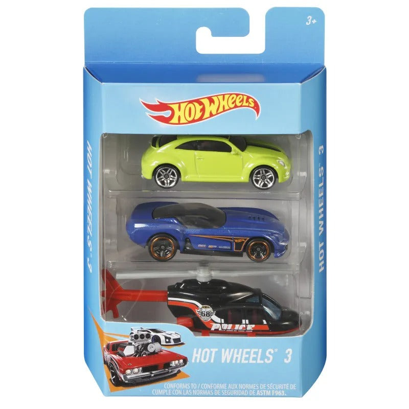 HOT WHEELS Basic Car 3-Pack