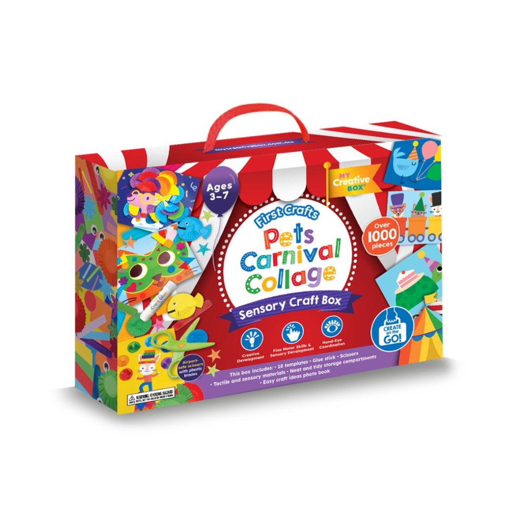 Pets Carnival Collage Sensory Craft Box