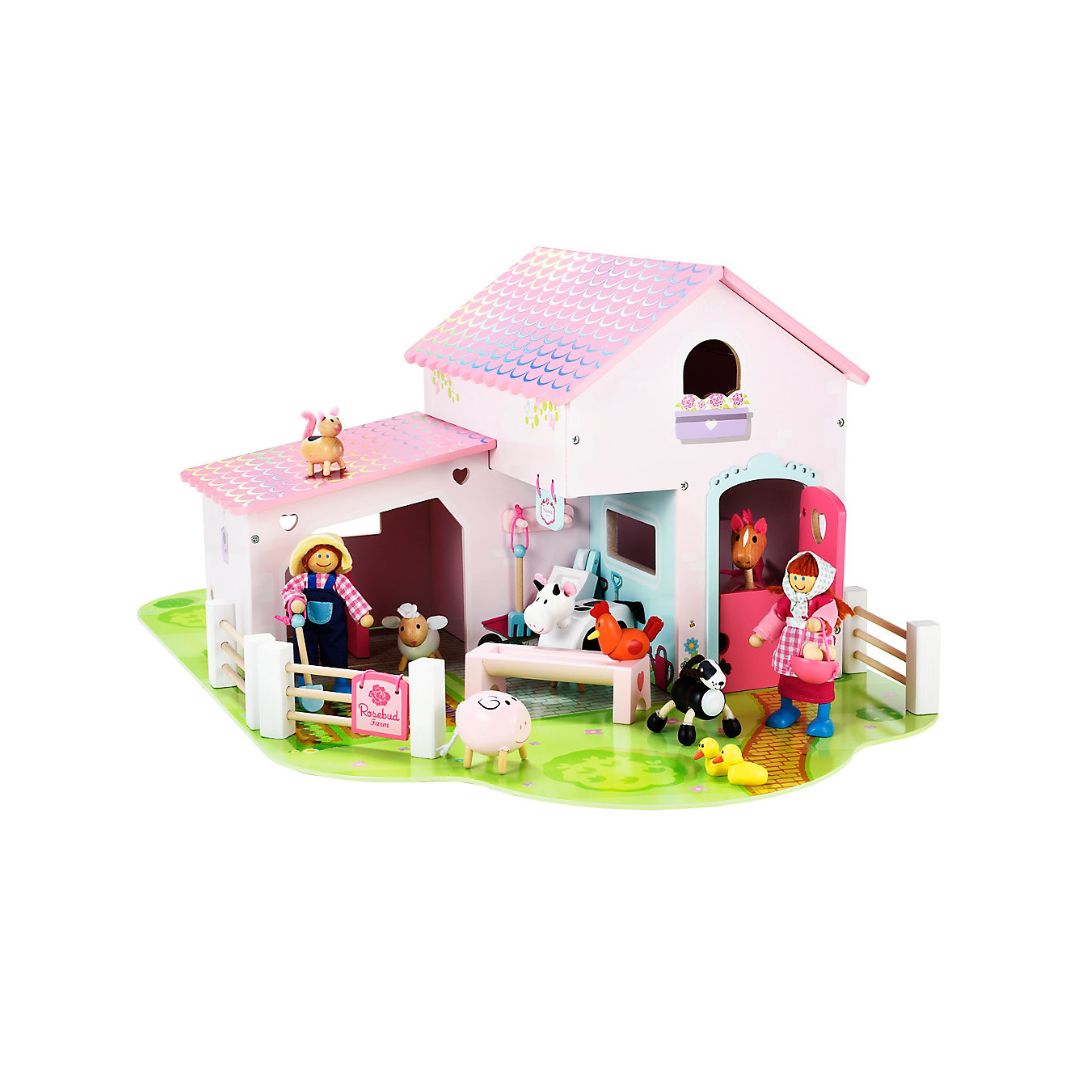 Elc wooden farm set on sale