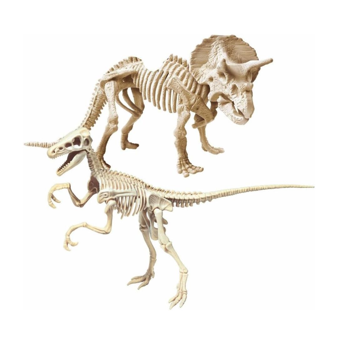 Clementoni Jurassic World 3 Triceratops & Velociraptor Excavation Kit