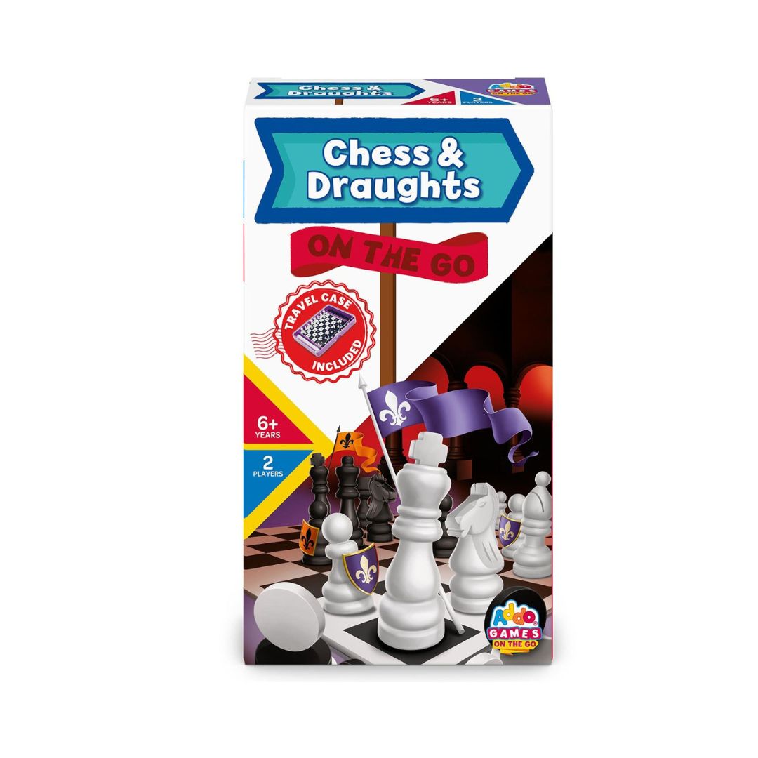 Addo Games On The Go Chess & Draughts Travel Game