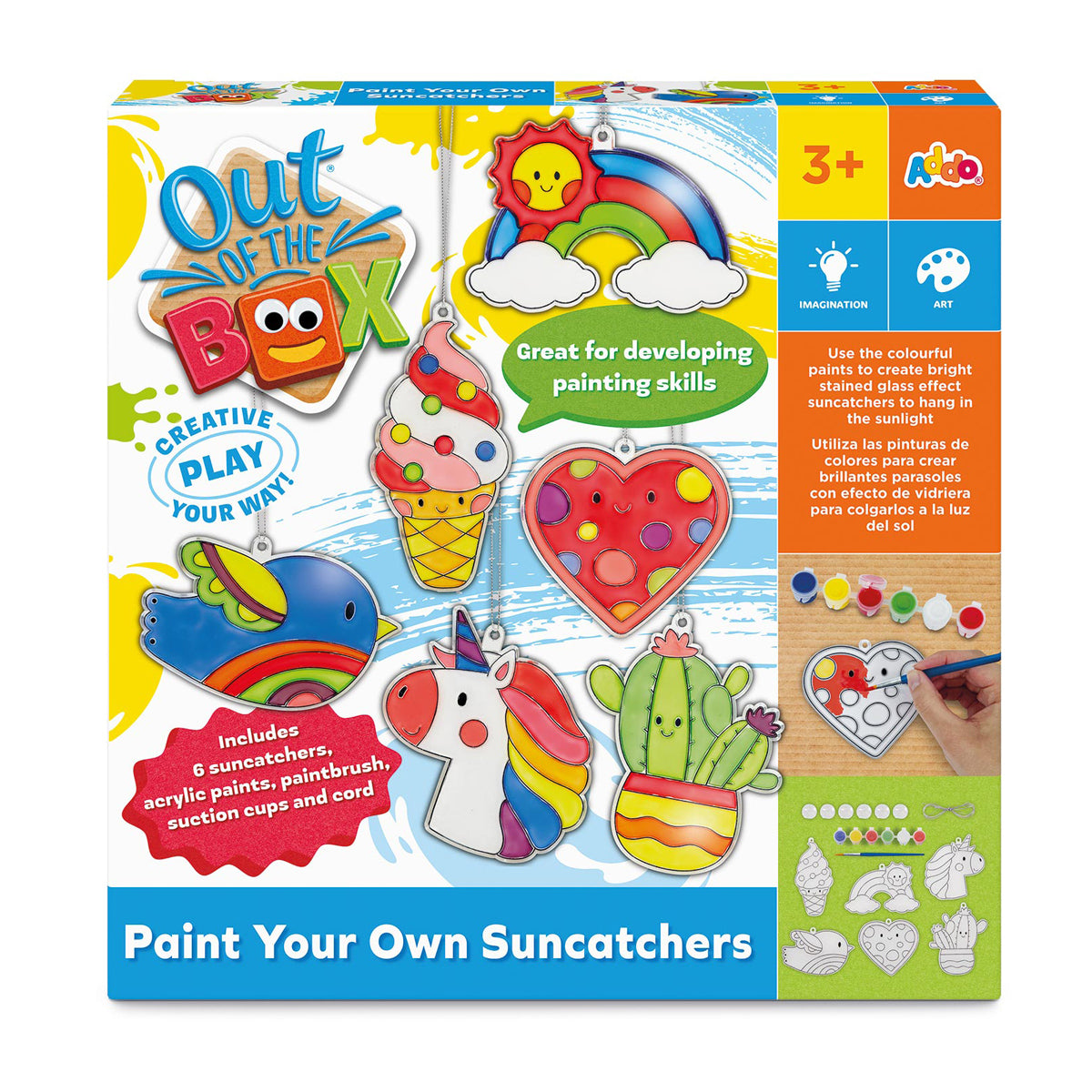 Out of the Box Paint Your Own Suncatcher Craft Set