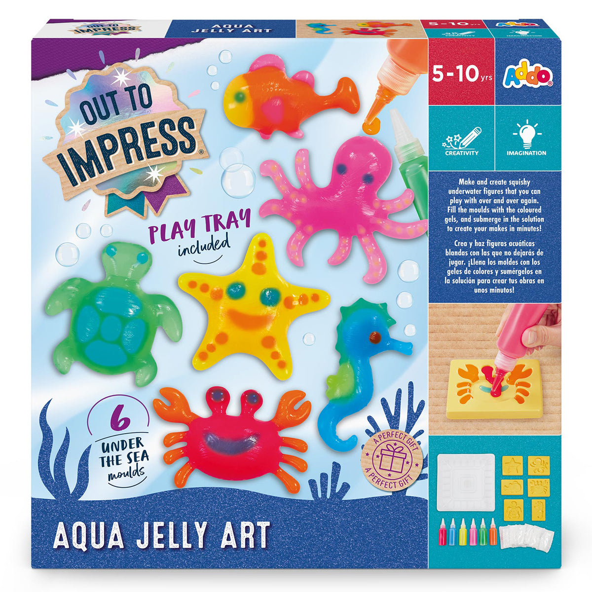 Out To Impress Aqua Jelly Art Craft Set
