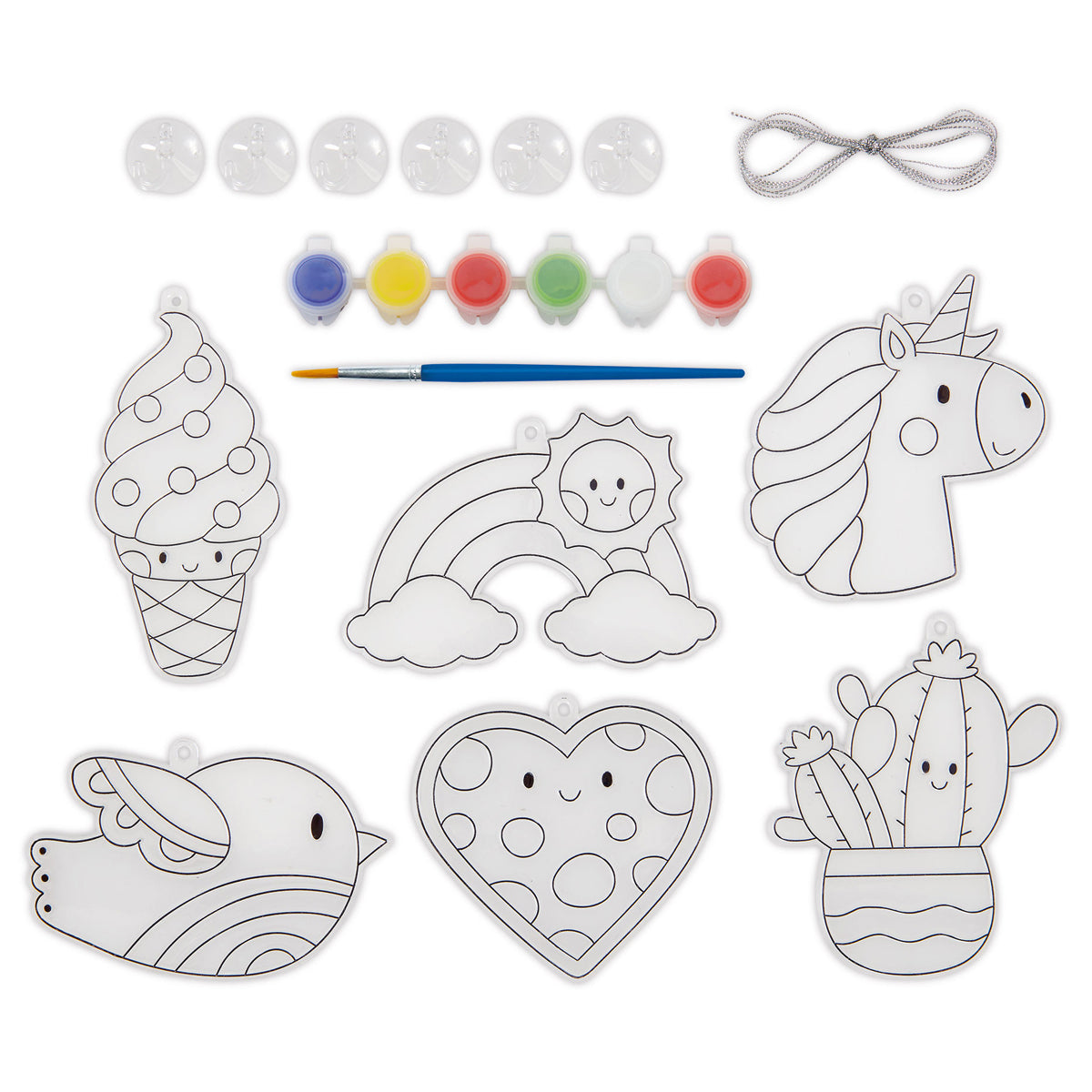 Out of the Box Paint Your Own Suncatcher Craft Set