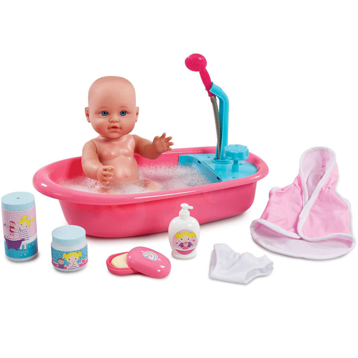 Be My Baby Doll and Bath Bathtime Playset