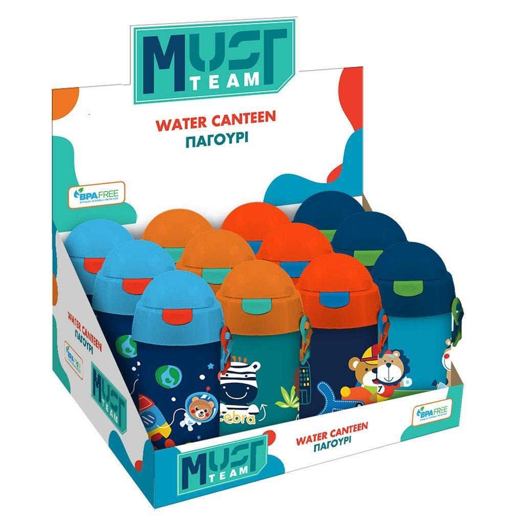Water Bottle Boy Plastic 500ml Assorted