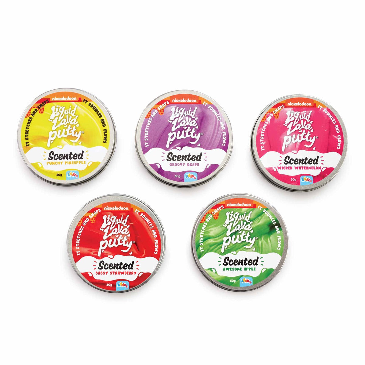 Nickelodeon Liquid Lava Putty Scented Assorted TheToyShoplb