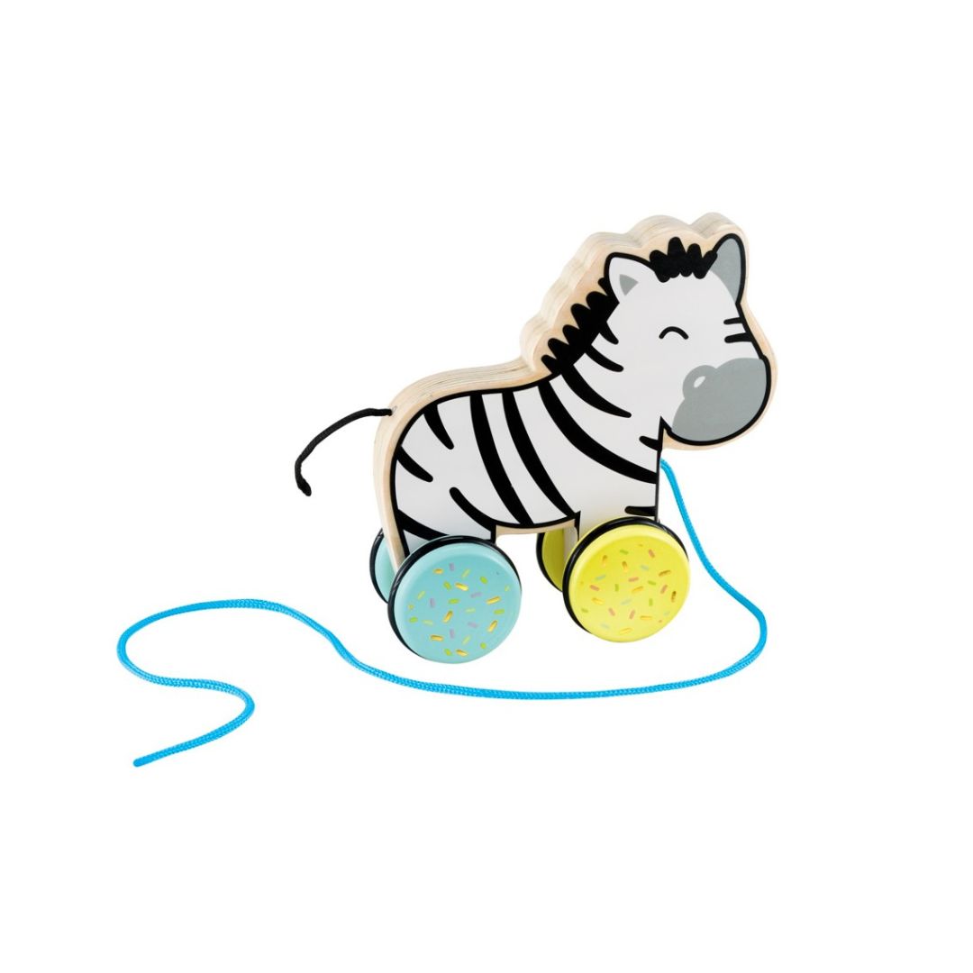 Early Learning Centre Wooden Pull Along Zebra