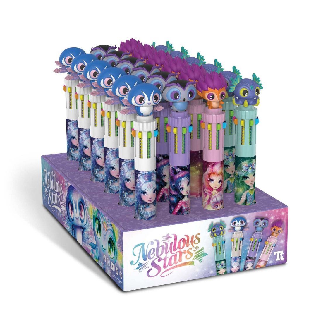 Nebulous Stars 10 Colors Ballpoint Pen Assorted