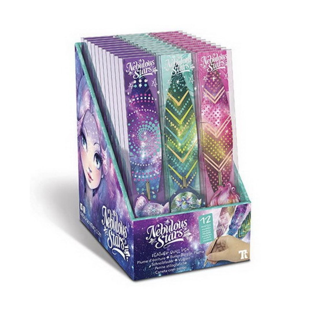 Nebulous Stars Estrelia Feather Ballpoint Pen Assorted