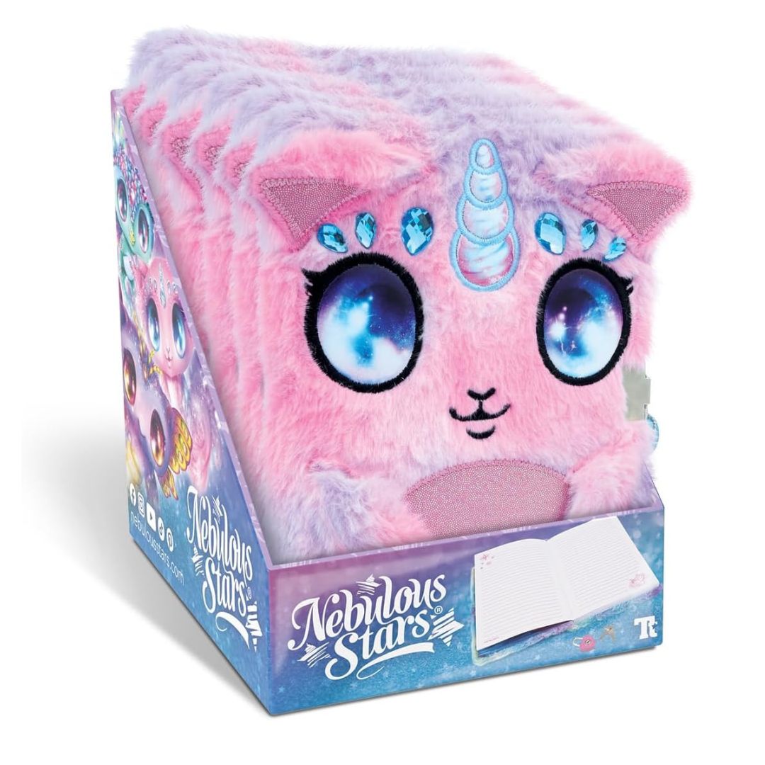 Nebulous Stars Stella Fuzzy Diary with Lock