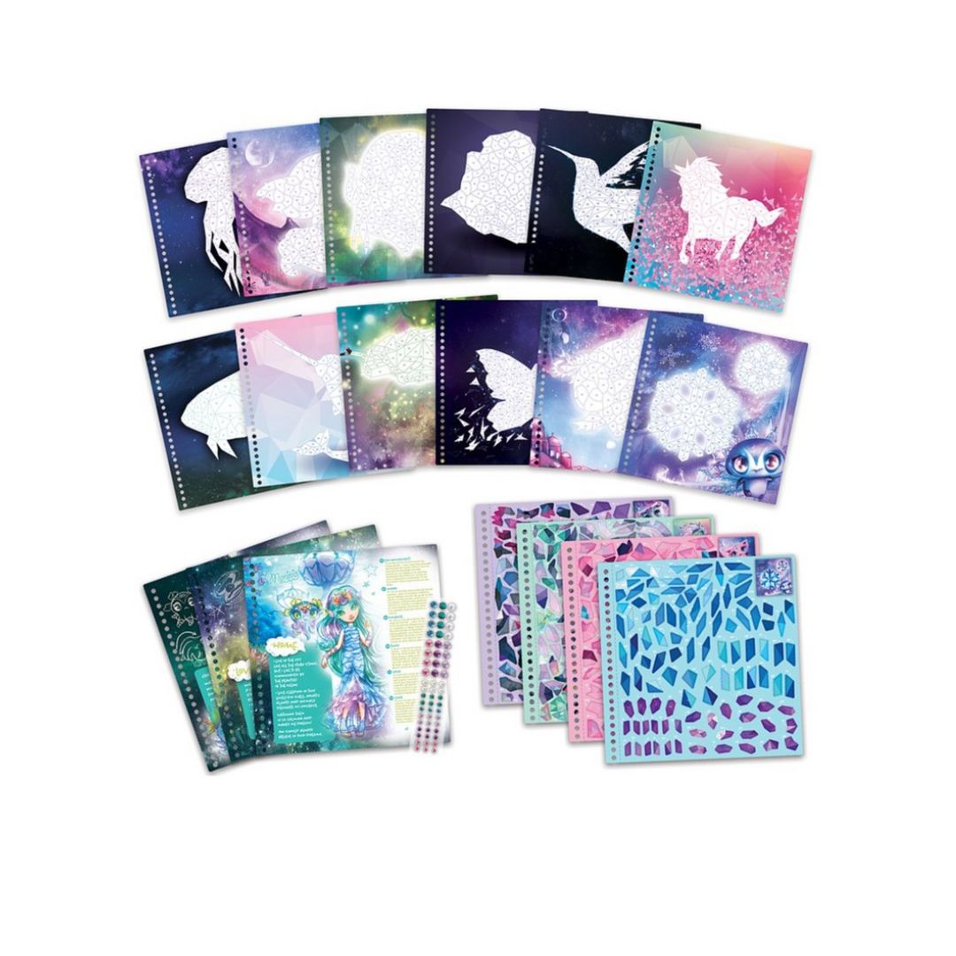 Nebulous Stars Creative Book Paint by Stickers