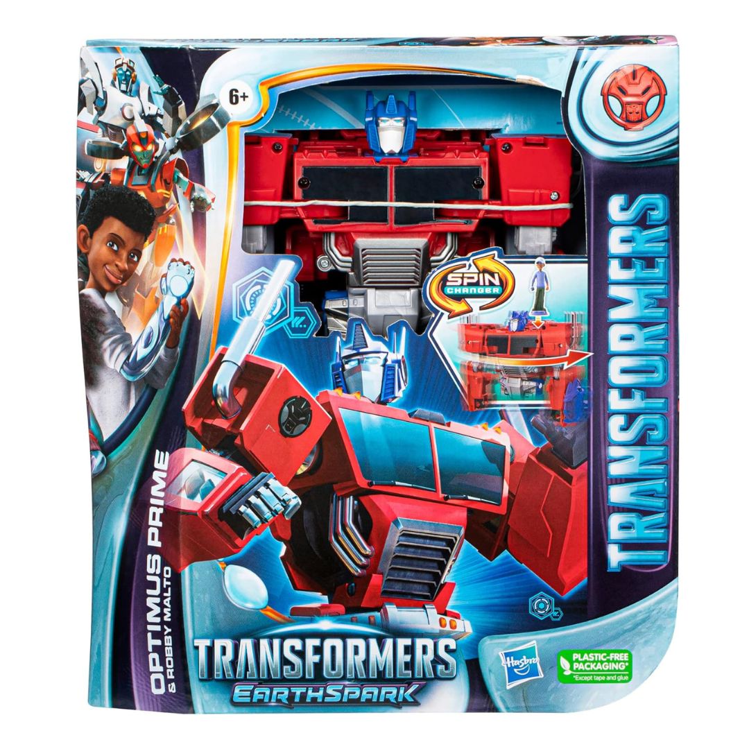 Transformers EarthSpark Spin Changer Optimus Prime