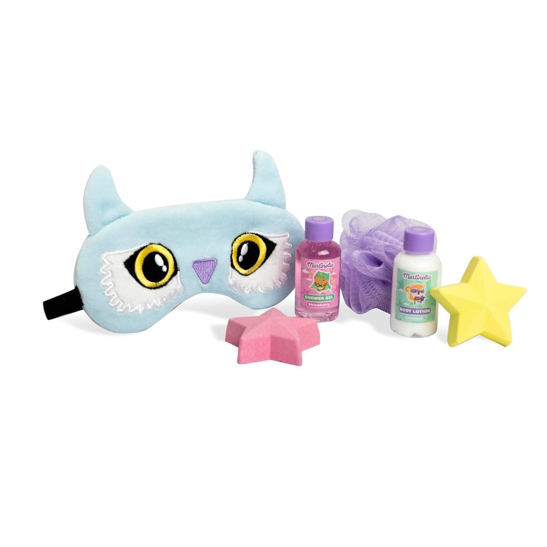 Owl Bath and Night Mask for Kids Gift Box Assorted
