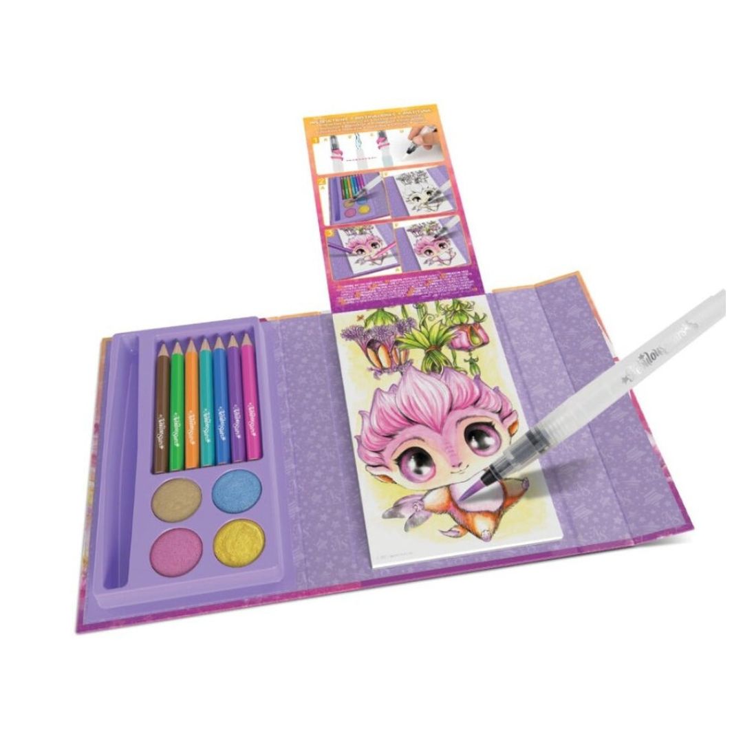 Nebulous Stars Coloring Book and Watercolor Paint Set