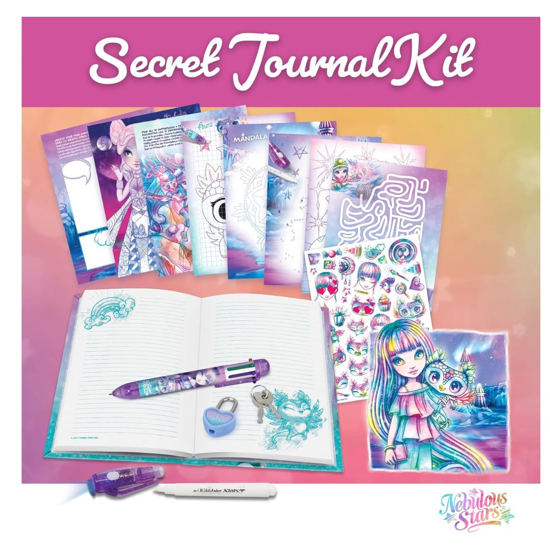 Nebulous Stars Secret Journal for Girls with Magic Ink Pen