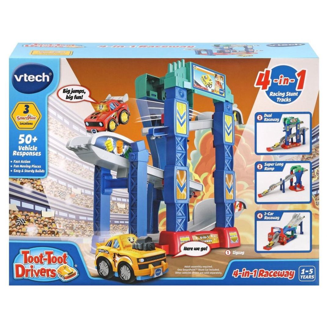 Toot Toot Drivers 4-in-1 Raceway