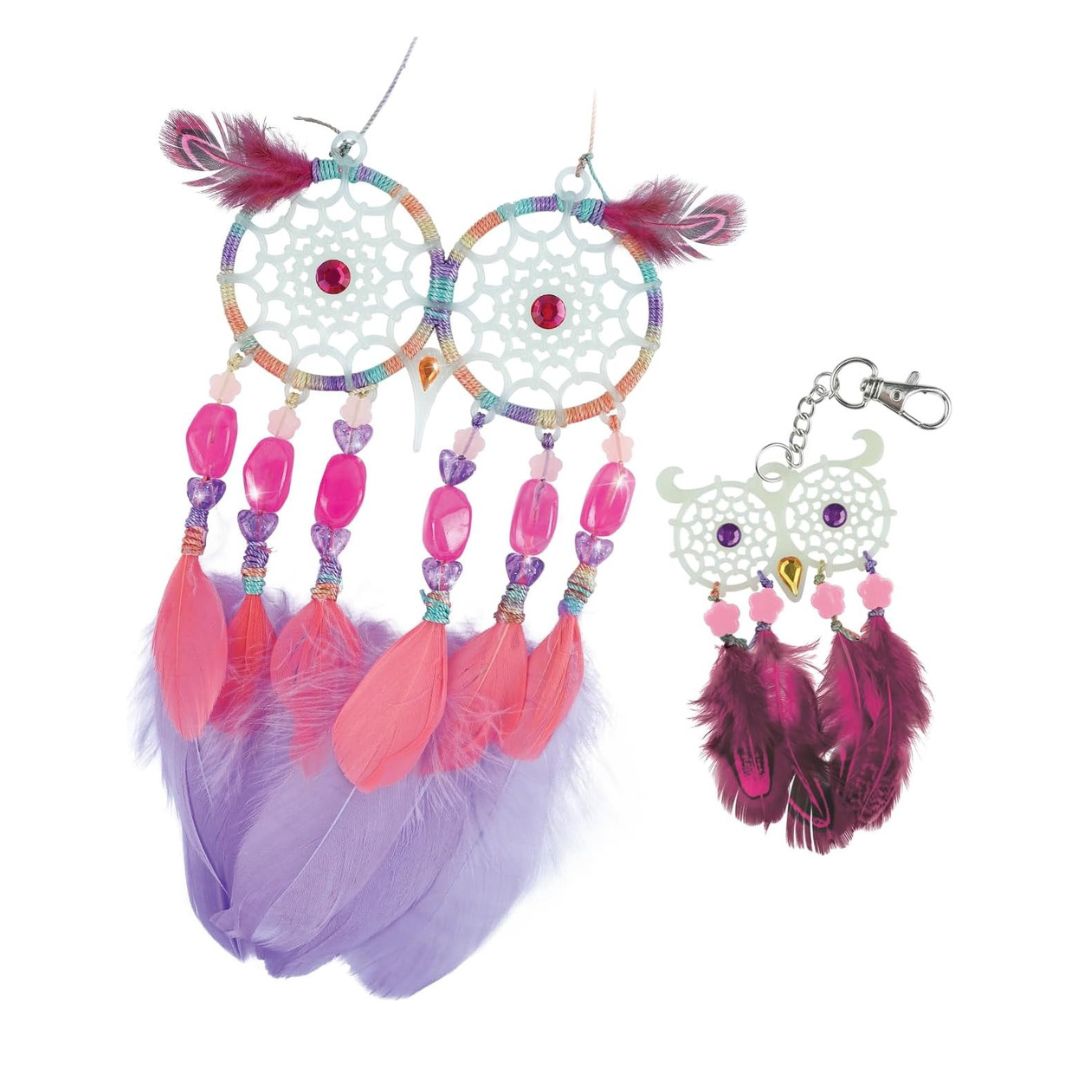 Nebulous Stars Owl Dreamcatchers