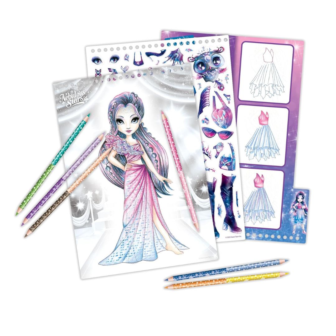 Nebulous Stars Fashion Sketchbook