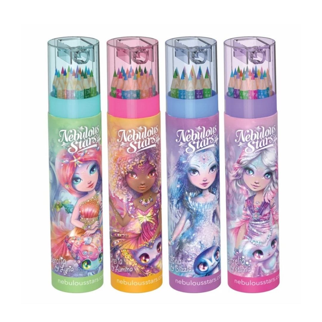 Nebulous Stars Colored Pencil Tube