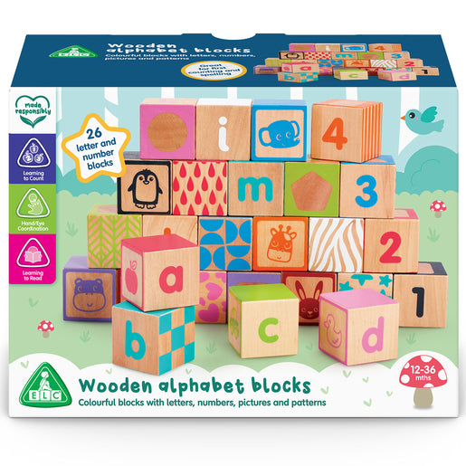 Wooden Alphabet Blocks