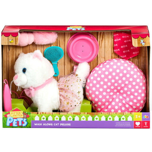 Pitter Patter Pets Walk Along Cat Deluxe Electronic Pet