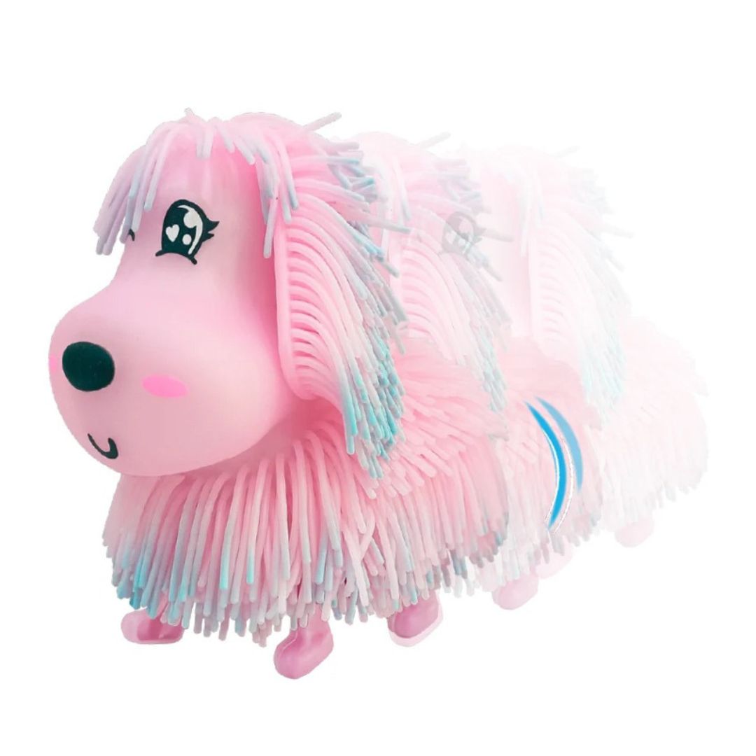 Pink Puppy Jumping Pet Toy