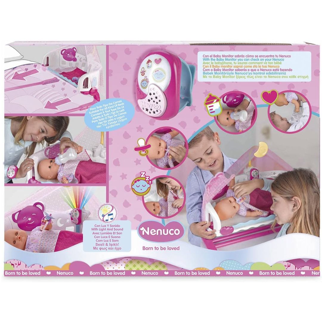 The Sleep with Me Crib with Baby Monitor Baby Doll Set