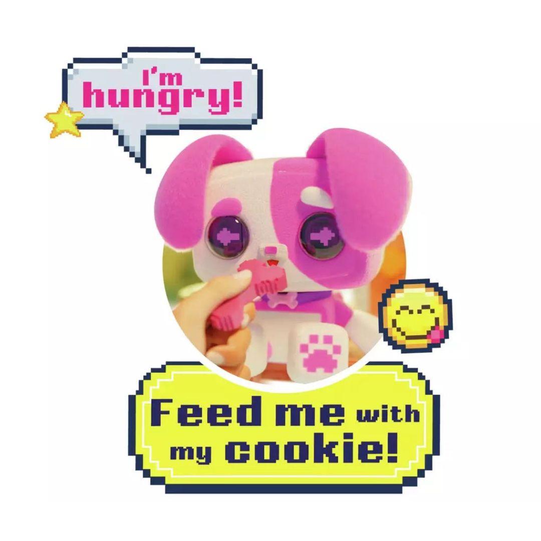 Pink Pixel Hugs Puppy Doll