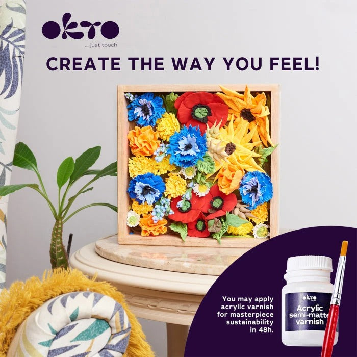 Wood and Craft Diy Flowers Freedom