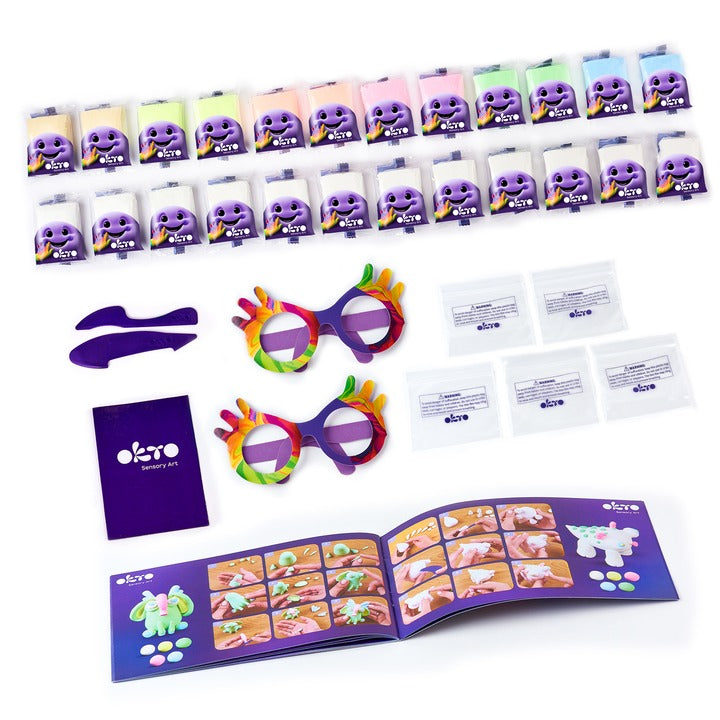 Air Clay Creativity Set White and Pastel