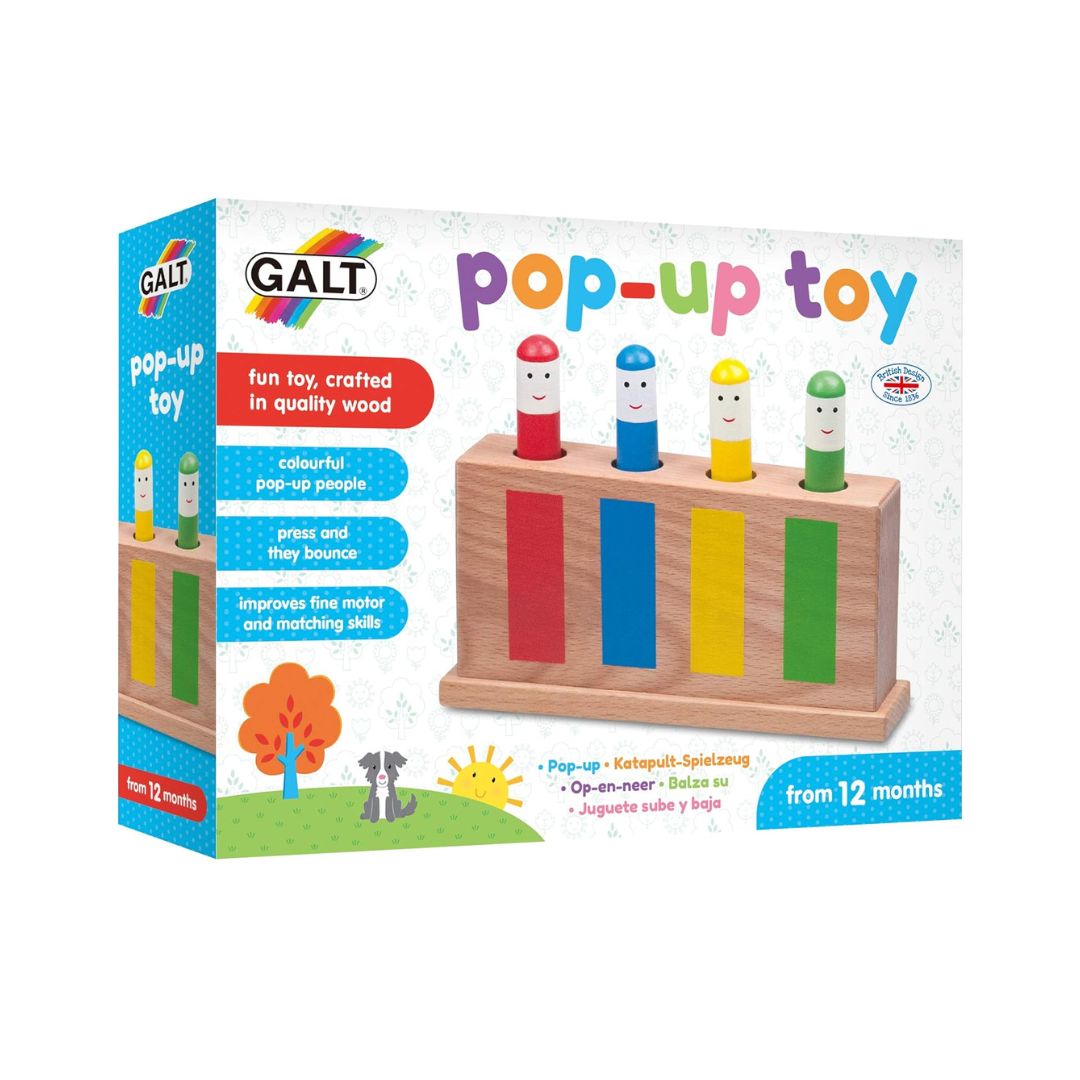 Pop-Up Wooden Sensory Toy