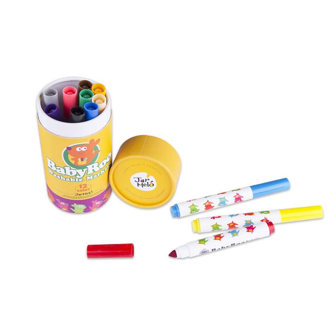 12 Colour Baby Roo Washable Markers