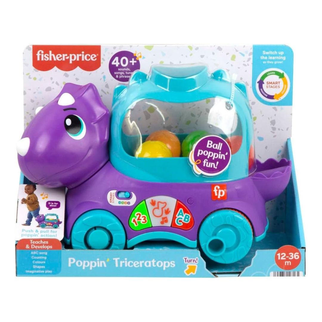 Poppin Triceratops Dinosaur Ball Poppe