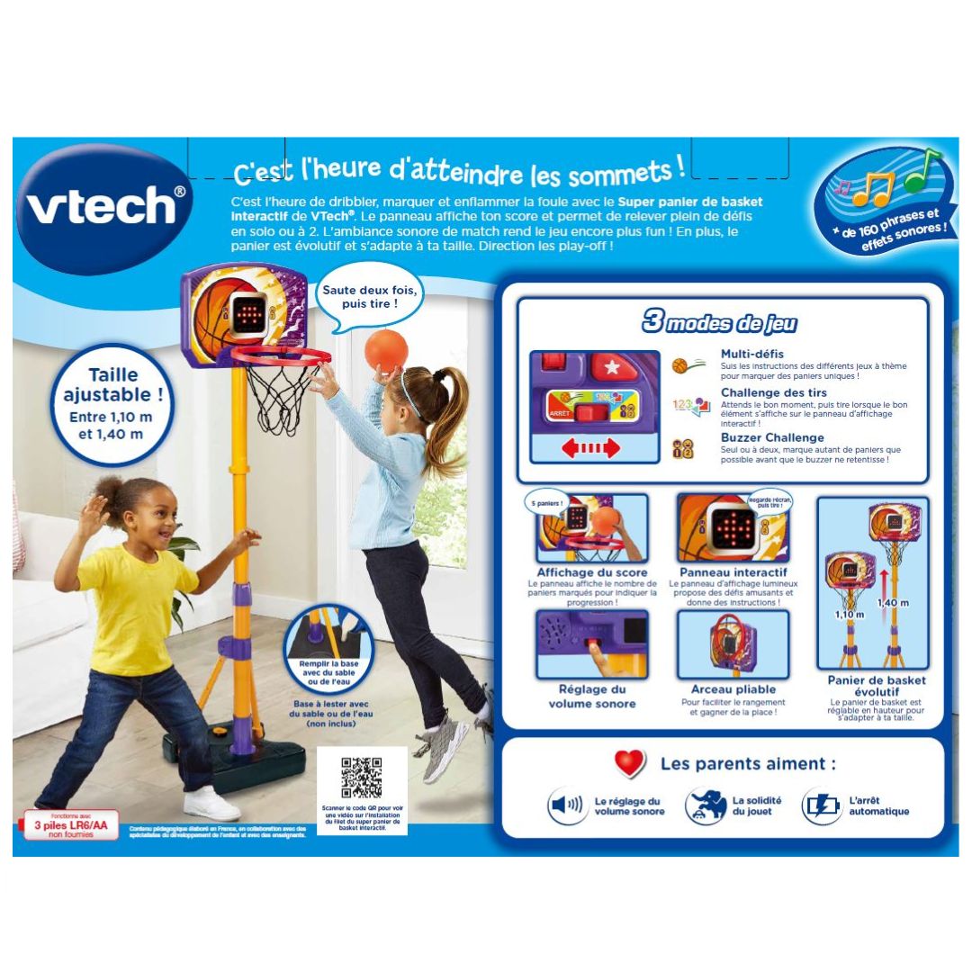 VTech Super Interactive Basketball Hoop