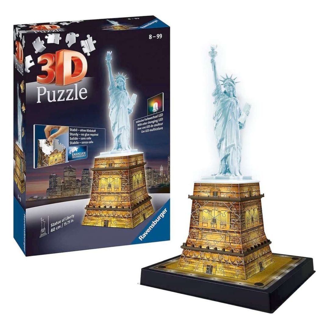 Statue of Liberty 3D Puzzle Night Edition