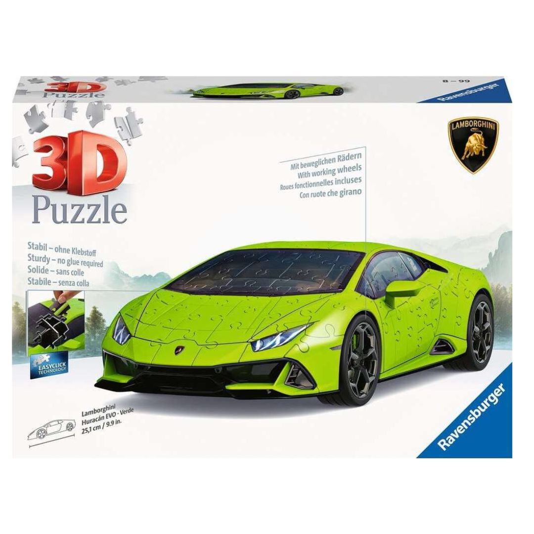 Lamborghini Huracan Verde 3D Puzzle