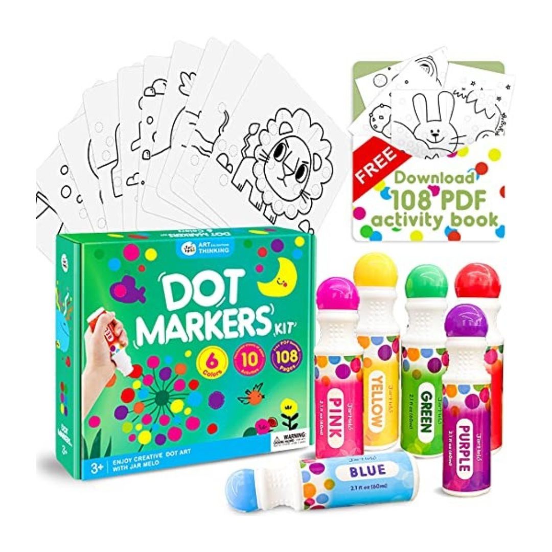 Children's Dot Painting 6 Colours Set