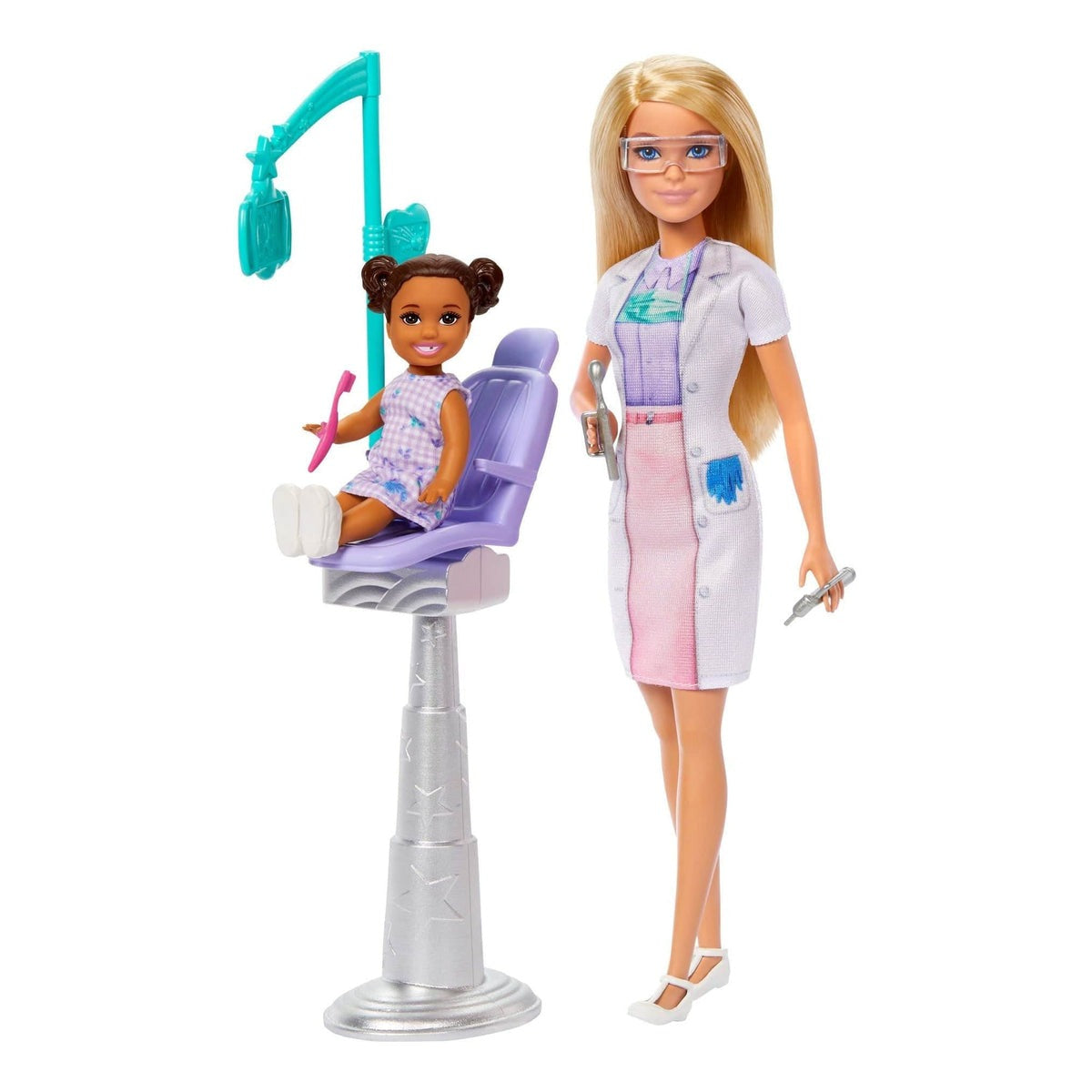 Barbie Nurturing Dentist Playset with Dental Tools and Patient