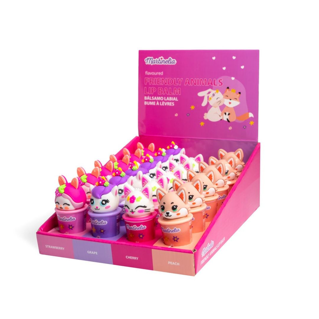 Martinelia Lip Balm Friendly Animals Assorted