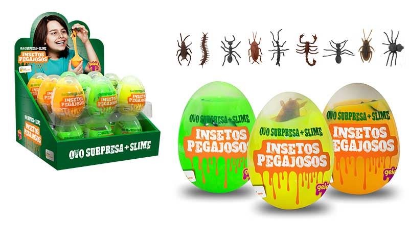 Slime Surprise Egg Toy 98g Sticky Insects