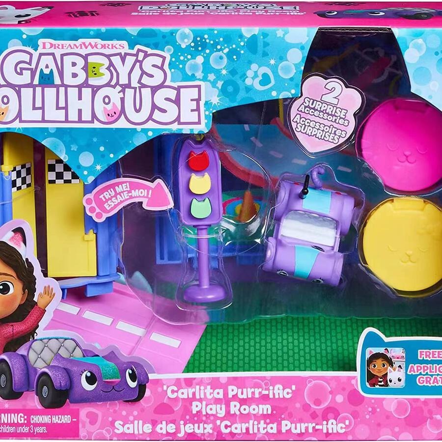 Gabby's Doll House Racing Cat Pure Playroom