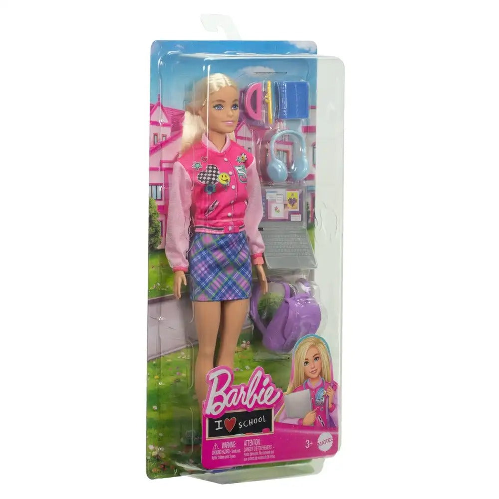 Barbie Back to School Doll with School Uniform & Accessories