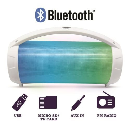 Wireless Bluetooth Speaker with Lights and Microphone