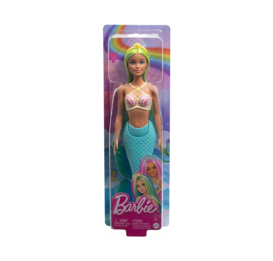 Barbie Blue Mermaid Blue Doll Asst