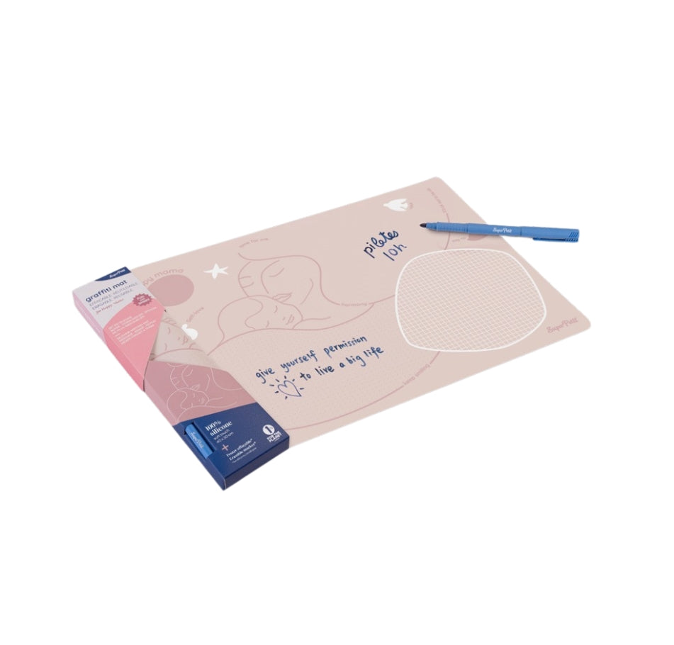 Coloring Mat (5 Erasable Markers - Mum)