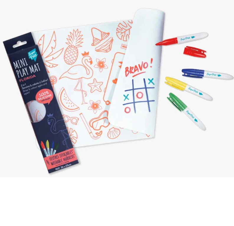 Coloring Mat (5 Erasable Markers - Florida)