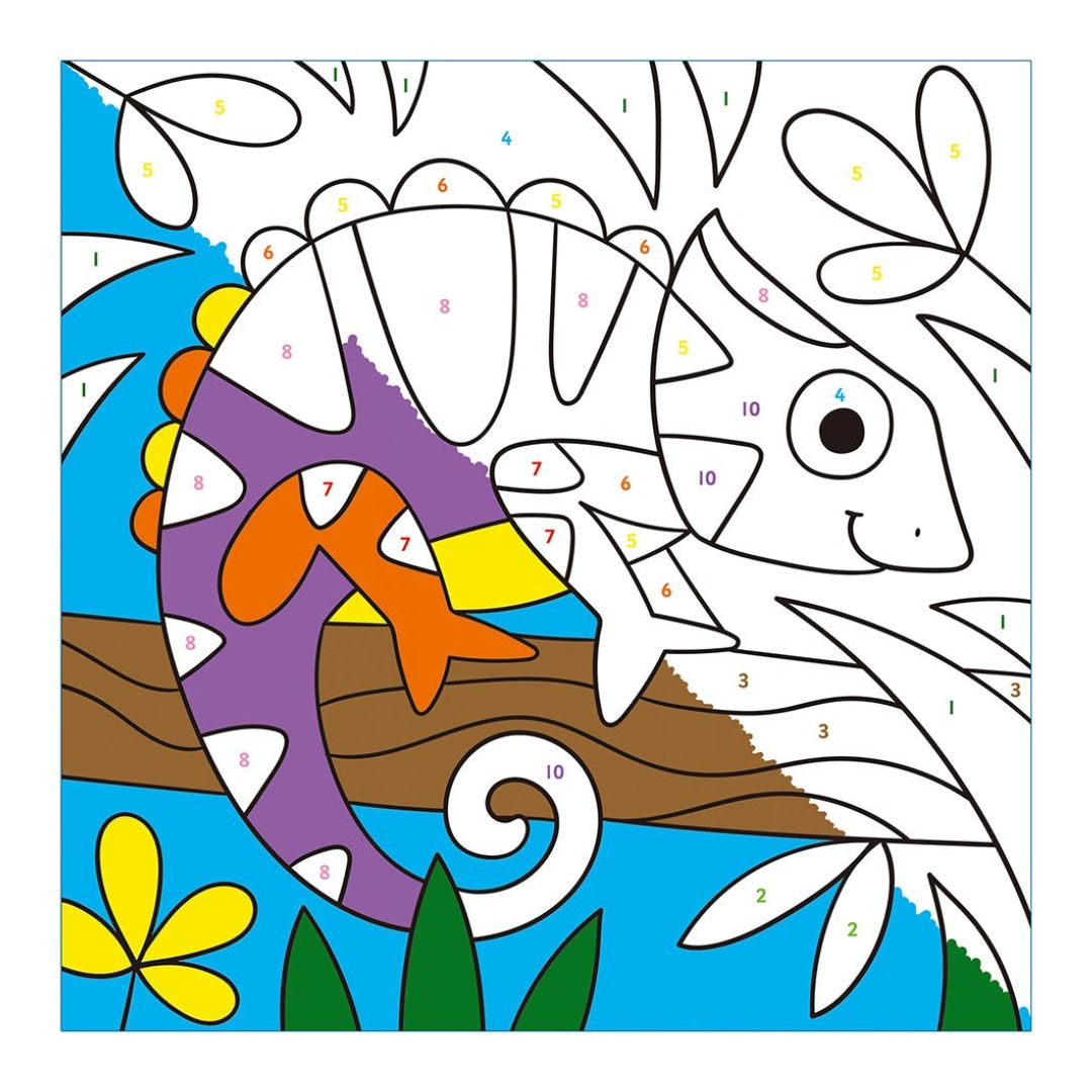 Galt Color by Number Book