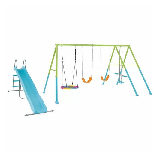 Intex 5-Piece Colorful Swing Set with Slide